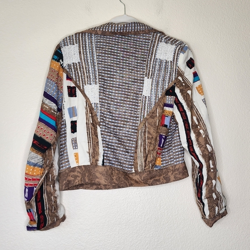 Vintage HOWARD WOLF Fringe Blazer 6 - Picture 3 of 5